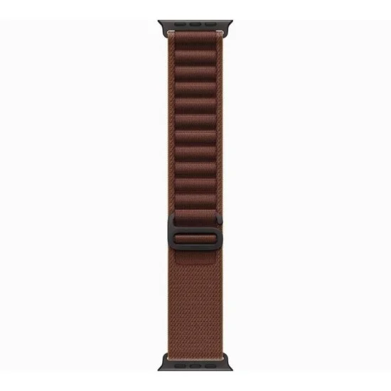 Apple Watch Ultra 4 GPS + Cellular 49mm Black Titanium Case with Burgundy Alpine Loop - M